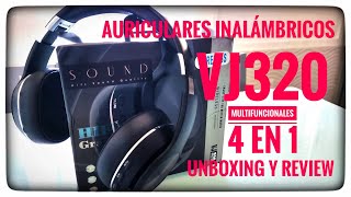 Auriculares Inalámbricos VJ320 Multifuncionales 4 en 1 Unboxing y Review [upl. by Ahsielat331]