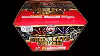 DM587 Crossette Crush 500G Cake By Dominator Fireworks [upl. by Brandea]