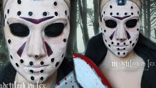 Jason Voorhees Makeup Tutorial MadeULook by Lex [upl. by Inalan19]