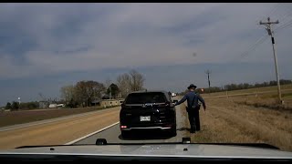 Dangerous Driver Corning  Arkansas State Police Traffic Stop Troop C [upl. by Shayn918]