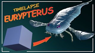 Timelapse of Eurypterus 3D Model Creation for the 3D Dinopedia App [upl. by Prue]