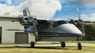 First look at the Nemeth Designs Partenavia P68B in Microsoft Flight Simulator [upl. by Arrol972]