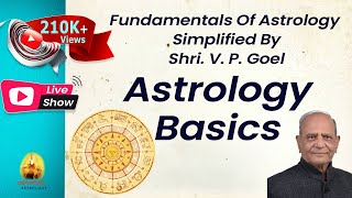 Fundamentals of Astrology Simplified By Shri V P Goel  Astrology Basics [upl. by Trinetta]