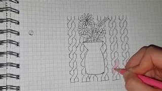 Come creare sfondi originali con un quaderno a quadretti TUTORIAL [upl. by Oster]