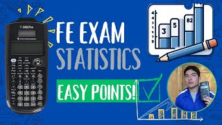 EASY FE EXAM Points  Statistics TI36x Pro Tutorial [upl. by Ettevahs]