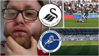 Swansea City 01 Millwall  WE ARE IN HUGE TROUBLE  Match Vlog 135 [upl. by Ching]