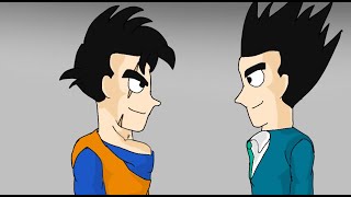 Gohan Being Gohan For 4 Minutes  DBZ FlipaClip Animation [upl. by Ardiek]