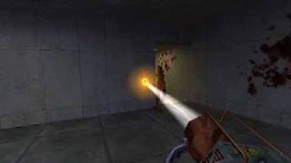 crossfire HalfLife map Gauss Gun skills 2002 [upl. by Stedmann]