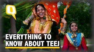 All You Need to Know About Teej the Festival Which Ushers in the Monsoons  The Quint [upl. by Aicelav]