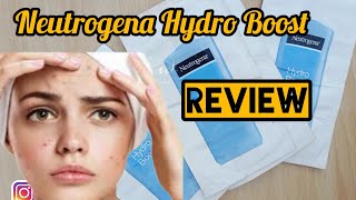 Neutrogena® Hydro Boost Water Gel Review  Hydration with Hyaluronic Acid  Honest Test amp Resultsquot [upl. by Nylkaj473]