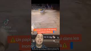 ⚠️Un papi sort son Jet Ski dans les inondations à Givors⚠️ [upl. by Sanjay]