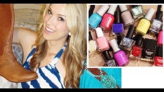 ♥HAUL Nail Polish Clothes Boots  more♥ [upl. by Novehc]