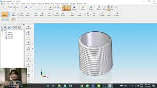 Threads  Solid Edge V20 [upl. by Udenihc]