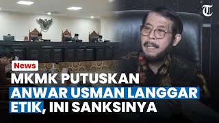 ANWAR USMAN Terbukti Langgar Etik Ini Sanksinya [upl. by Hotchkiss]