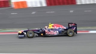 F1 Nürburgring 2011  Saturday qualifying  pure engine sounds [upl. by Myer]