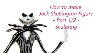 How to Make JACK SKELLINGTON Figure  Part 12  The Nightmare Before Christmas Tutorial [upl. by Jacquelynn]