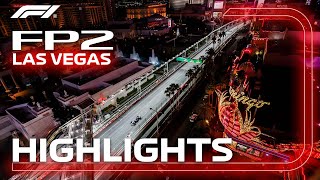 FP2 Highlights  2023 Las Vegas Grand Prix [upl. by Berns27]