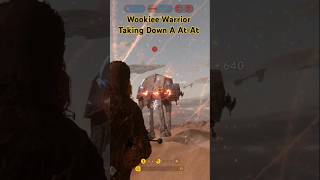 Epic Wookiee Warrior vs ATAT Showdown [upl. by Arly]