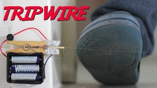 How to Make a TripWire Alarm [upl. by Ailliw]