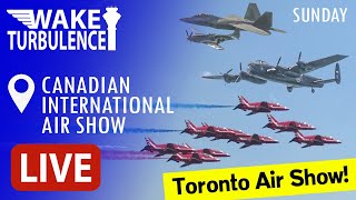 🔴LIVE Toronto Air Show ✈️ CIAS Sunday Action F22 Red Arrows Snowbirds from Waterfront [upl. by Sato]