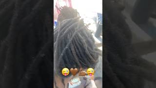 Loc Retwist W 2 Barrell Rolls Protective Style fyp trending hairstyle hair haircare [upl. by Yevrah]