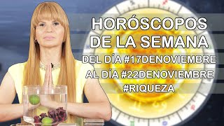 Horoscopos de la Semana del dia 17deNoviembre al dia 22deNoviembre tarot [upl. by Akeem]