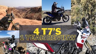 Yamaha T7 Review  4 Different Tenere 700 Motorcycles  Death Valley  Moab  SoCal  Arizona Desert [upl. by Sperry]