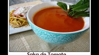 SALSA DE TOMATE base para utilizar en muchas recetas [upl. by Eet617]