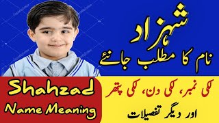 Shahzad Name Meaning In Urdu  Shahzad Naam Ka Matlab  Top Islamic Name [upl. by Fleur948]