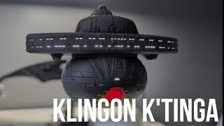 Klingon KTinga Battle Cruiser 1350 scale model by Polar Lights [upl. by Haletky]