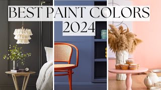 Top Paint Colors 2024 Paint Color Trends and Ideas [upl. by Aikcin]