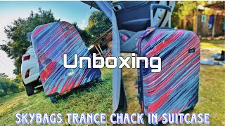 Skybags Trance Chack in Suitcase Unboxing [upl. by Aivyls52]