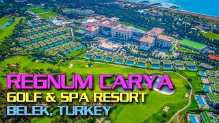 Regnum Carya Golf amp Spa Resort  Antalyas Epitome of Elegance [upl. by Aliek]