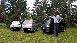 Honda Acty Street HH4 vs Subaru Sambar Dias Kei AWD Microvans Seat of The Pants Test Review Video [upl. by Osgood386]