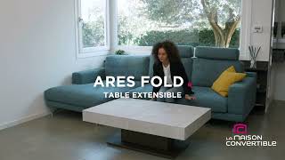 Table extensible et relevable ARES FOLD  La Maison Convertible [upl. by Peggi10]