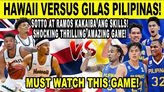 GILAS PILIPINAS vs HAWAII  Shocking 2 games win FIBA Qualifiers 2k [upl. by Sewel]