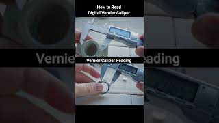 How To Read Vernier Caliper howto verniercaliper engineering [upl. by Rolyak]