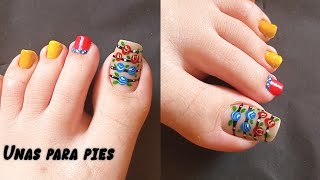 Uñas 2024 Tendencias  Diseños de uñas de pies😍 Decoracion de uñas [upl. by Munniks]