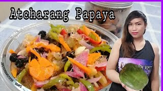 Atchara Recipe  Atsarang Papaya [upl. by Mackey]