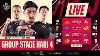 LIVE  HARI KE4  Event Utama Kejuaraan Dunia M5  Fase Grup  ID [upl. by Eiramyelhsa]