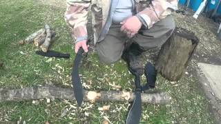 OKC Kukri vs KABAR Kukri Machete Review [upl. by Stranger220]