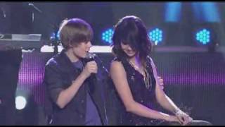 justin bieber singing to selena gomez [upl. by Ayotna]