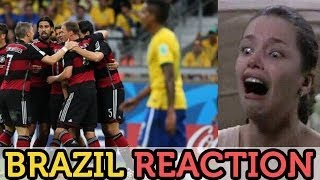 Brasil 1 x 7 Alemanha Brazil Reaction [upl. by Leventhal]