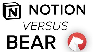 Notion VS Bear Which Note Taking App WINS [upl. by Geraud]