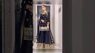 Party wear Sharara dress design shortvideo viralvideo [upl. by Eikciv]