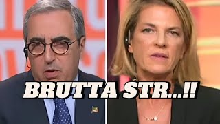 Gasparri offende Claudia Fusani lei reagisce e la situazione degenera tra scontri e accuse [upl. by Nnyltiak]