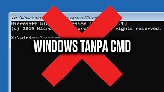 Windows tanpa CMD  Apakah Masih Bisa Bekerja [upl. by Ozneral]