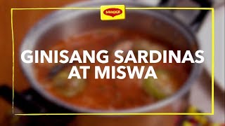 Ginisang Sardinas at Miswa [upl. by Parish781]