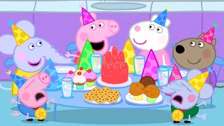 Peppa Pig Celebrates Edmond Elephants Birthday Party 🎈 Cartoon for Kids  Full Episodes [upl. by Rosemary408]