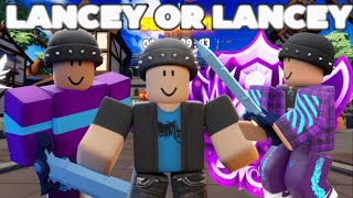 LANCEY OR LANCEY  A Roblox BedWars Montage [upl. by Hsakaa]